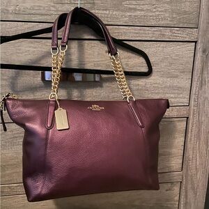 Coach frosted purple bag